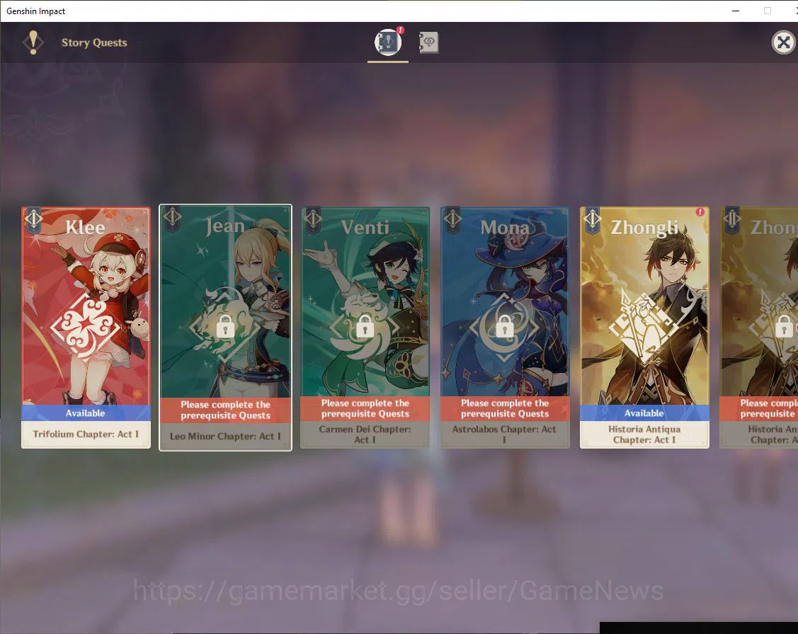 Genshin Impact Accounts ASIA |AR43|2 Limited + 2 Standar [Lauma,Chasca,Jea image 7