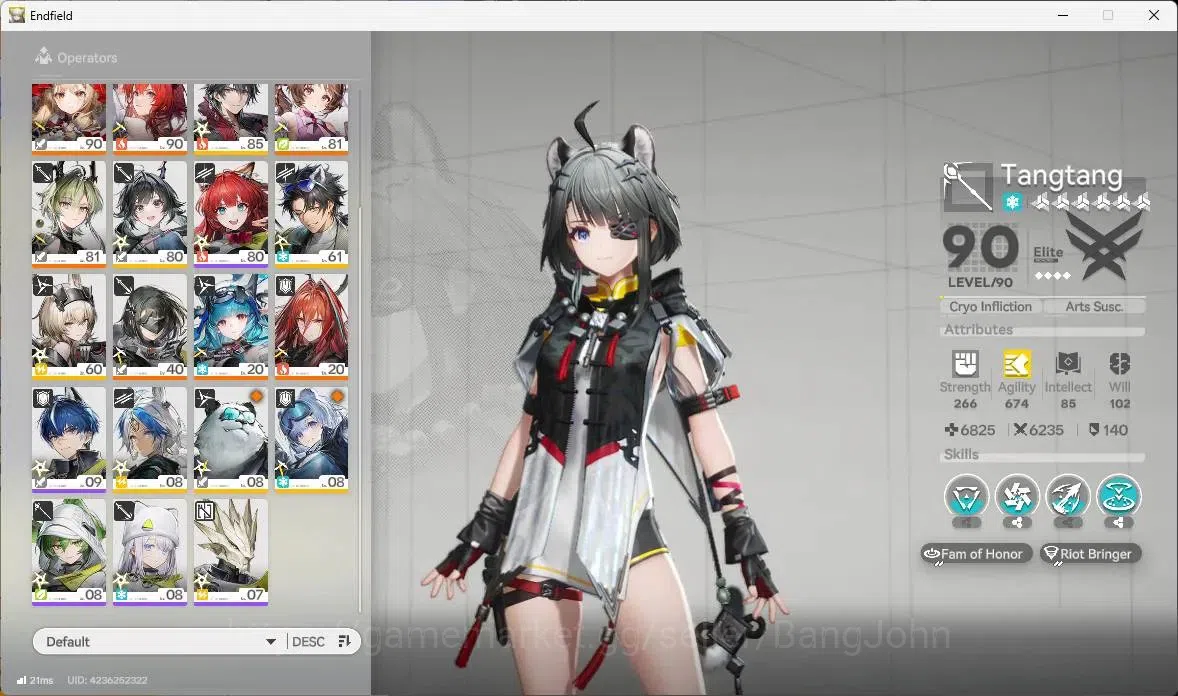 Arknights: Endfield Accounts Asia | Lv 60| 4 Limit+3 Sign|Limit (Laevatain Sign image 16