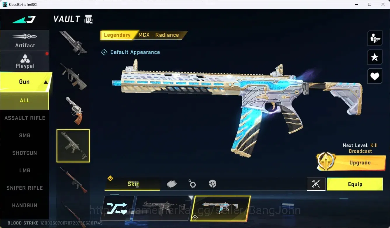 Blood Strike Accounts ASIA | ULTRA MELEE: Butterfly Knife - Starfall | 2 image 3