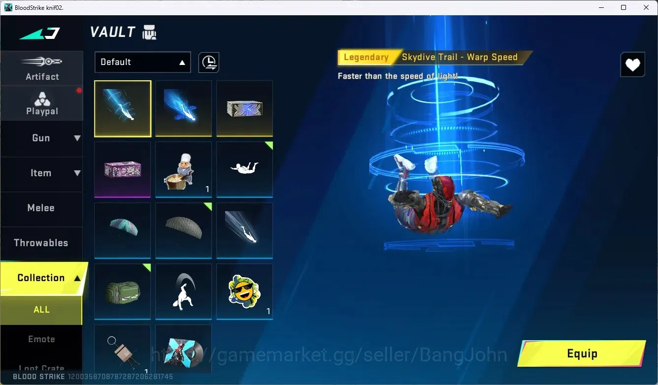 Blood Strike Accounts ASIA | ULTRA MELEE: Butterfly Knife - Starfall | 2 image 5