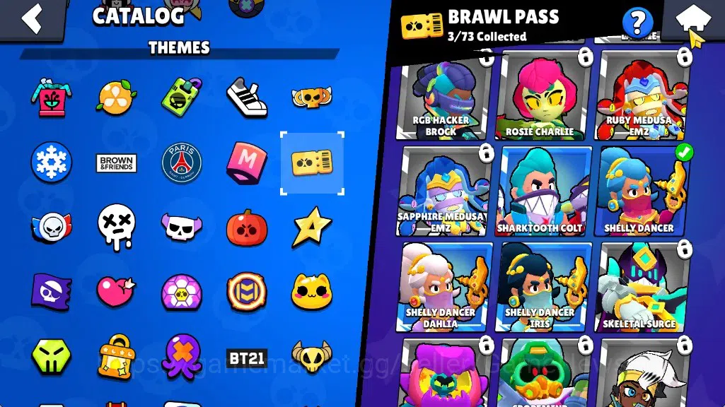 Brawl Stars Accounts 386 Trophy|10 Brawlers 1 Max (Edgar)|7k Bling 3k PP|1 Legendary (Mecha Edgar),1 Mythic (Gridiron 18