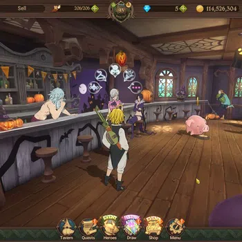 The Seven Deadly Sins: Grand Cross Accounts Whale ASIA | 3,2M CC |2 LR + 6 UR| Burnhild, Elizabeth, Skuld2/6, ODK2/6