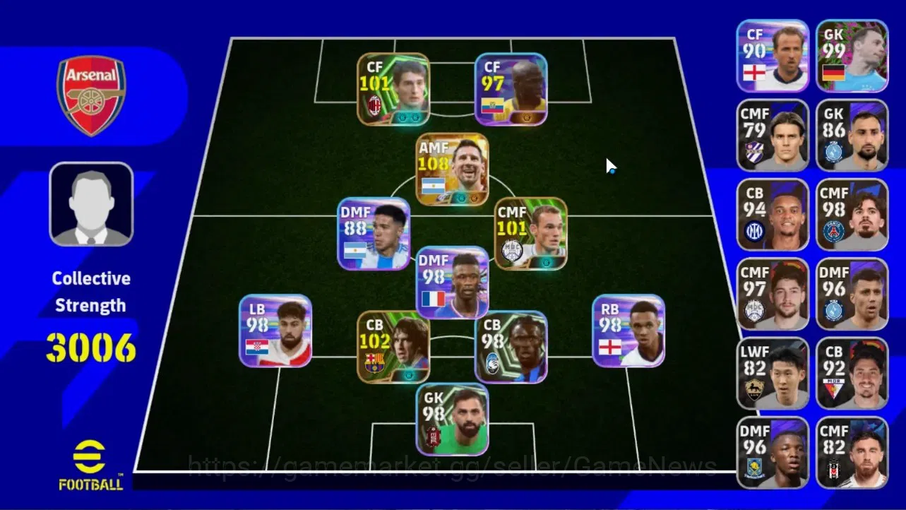 eFootball Accounts Legends & Iconic Players Android|Big Time Lionel Messi 15 Jul'26|Epic Carles Puyol,Danele Massaro,Wesley 1