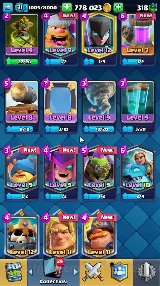 Clash Royale Accounts Lv 31|Trophy 6759|KTL 11|Limited Skin|Card 115| 1 image 12