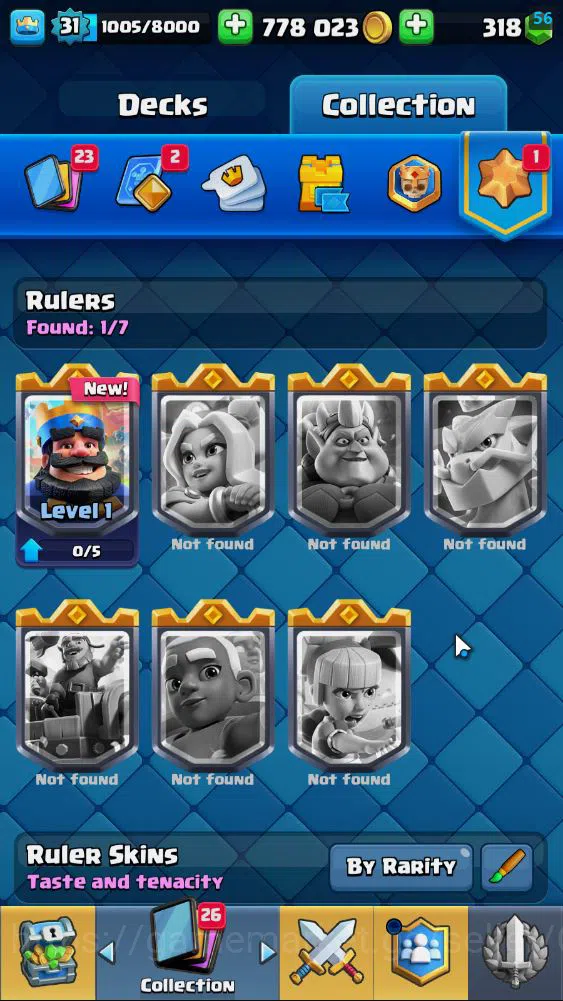 Clash Royale Accounts Lv 31|Trophy 6759|KTL 11|Limited Skin|Card 115| 1 image 18