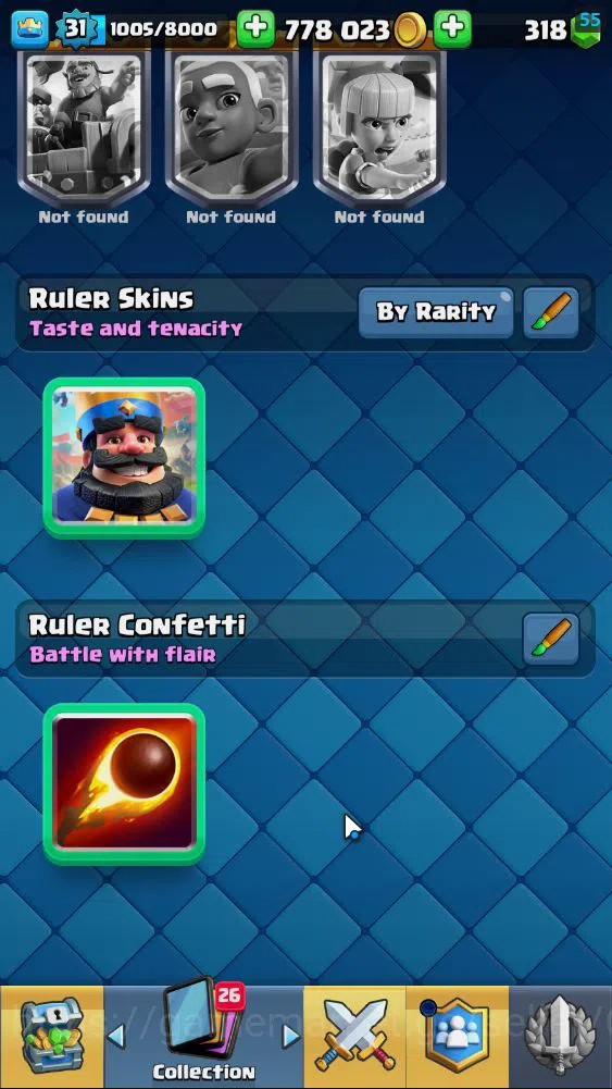 Clash Royale Accounts Lv 31|Trophy 6759|KTL 11|Limited Skin|Card 115| 1 image 19