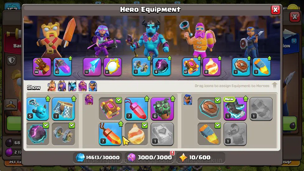 Clash of Clans Accounts TH 13 - BH 9|Limited Skin|LV 152|HH 7|BK 45,AQ 59, image 15