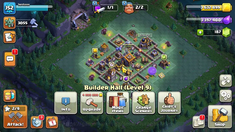 Clash of Clans Accounts TH 13 - BH 9|Limited Skin|LV 152|HH 7|BK 45,AQ 59, image 7
