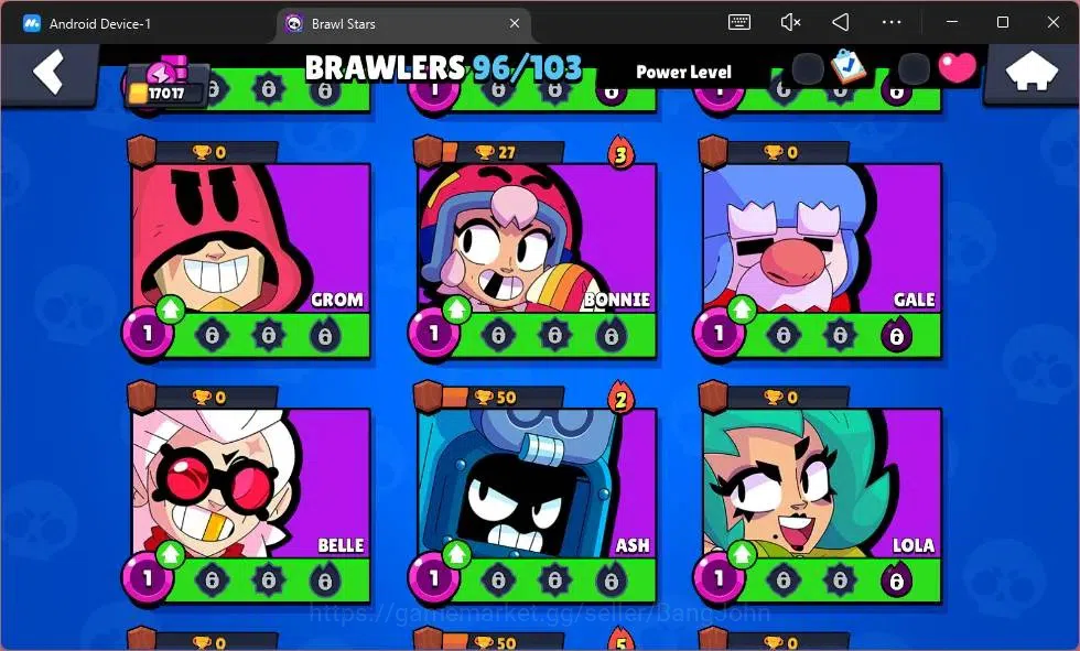 Brawl Stars Accounts Global |17017 Thropy|96 Brawler|20 Max Hypercharge image 12
