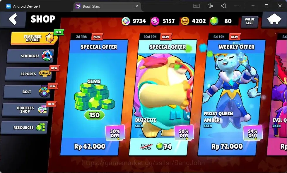Brawl Stars Accounts Global |17017 Thropy|96 Brawler|20 Max Hypercharge image 4