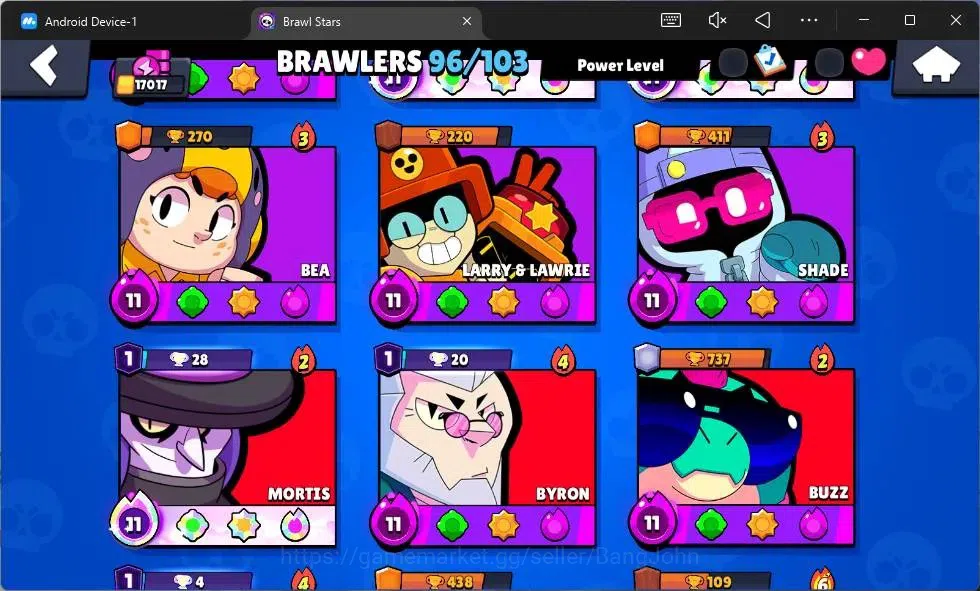 Brawl Stars Accounts Global |17017 Thropy|96 Brawler|20 Max Hypercharge image 7
