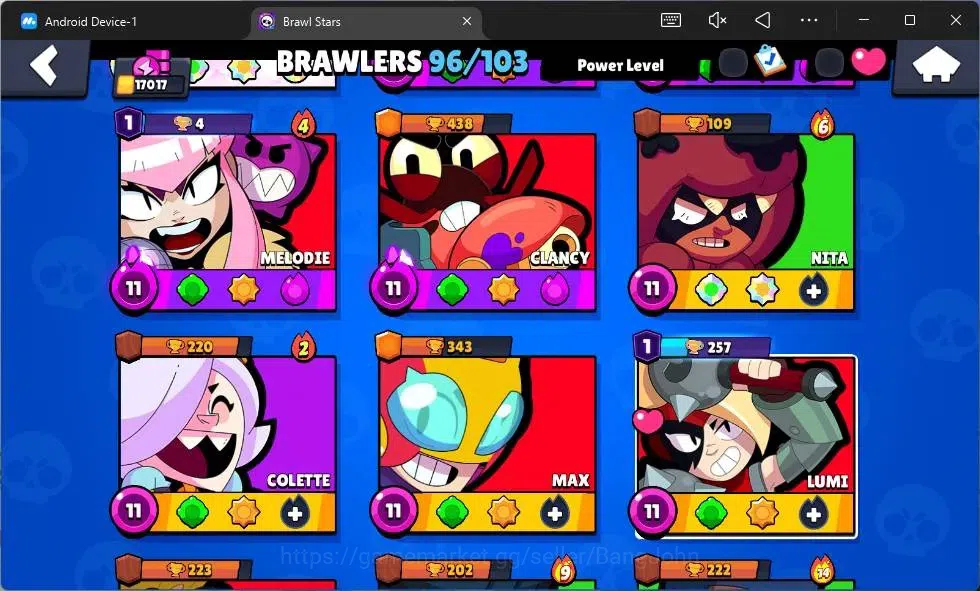 Brawl Stars Accounts Global |17017 Thropy|96 Brawler|20 Max Hypercharge image 8