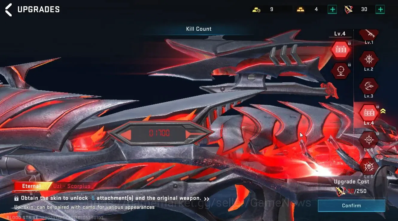 Blood Strike Accounts ASIA|2 ETERNAL[ZERO-Odashadow,UZI-Scorpius Lv4]|3  image 18