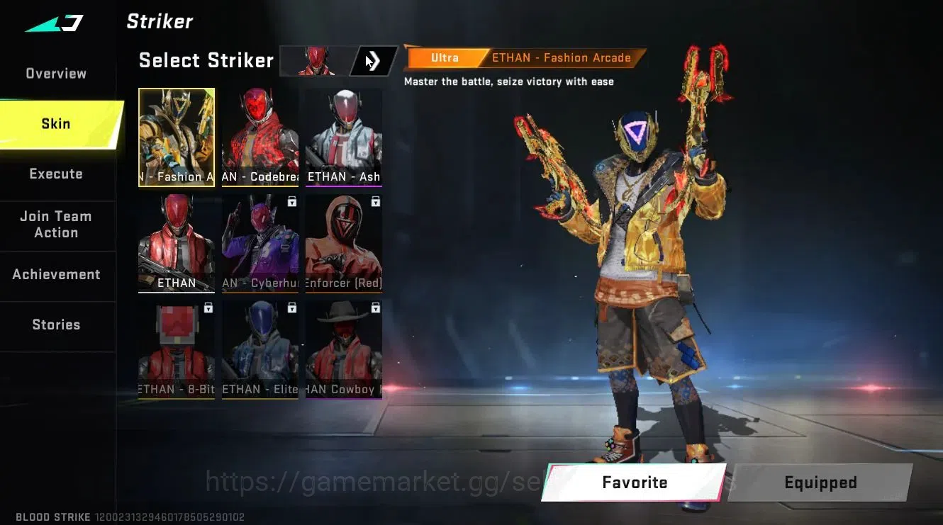 Blood Strike Accounts ASIA|2 ETERNAL[ZERO-Odashadow,UZI-Scorpius Lv4]|3  image 5
