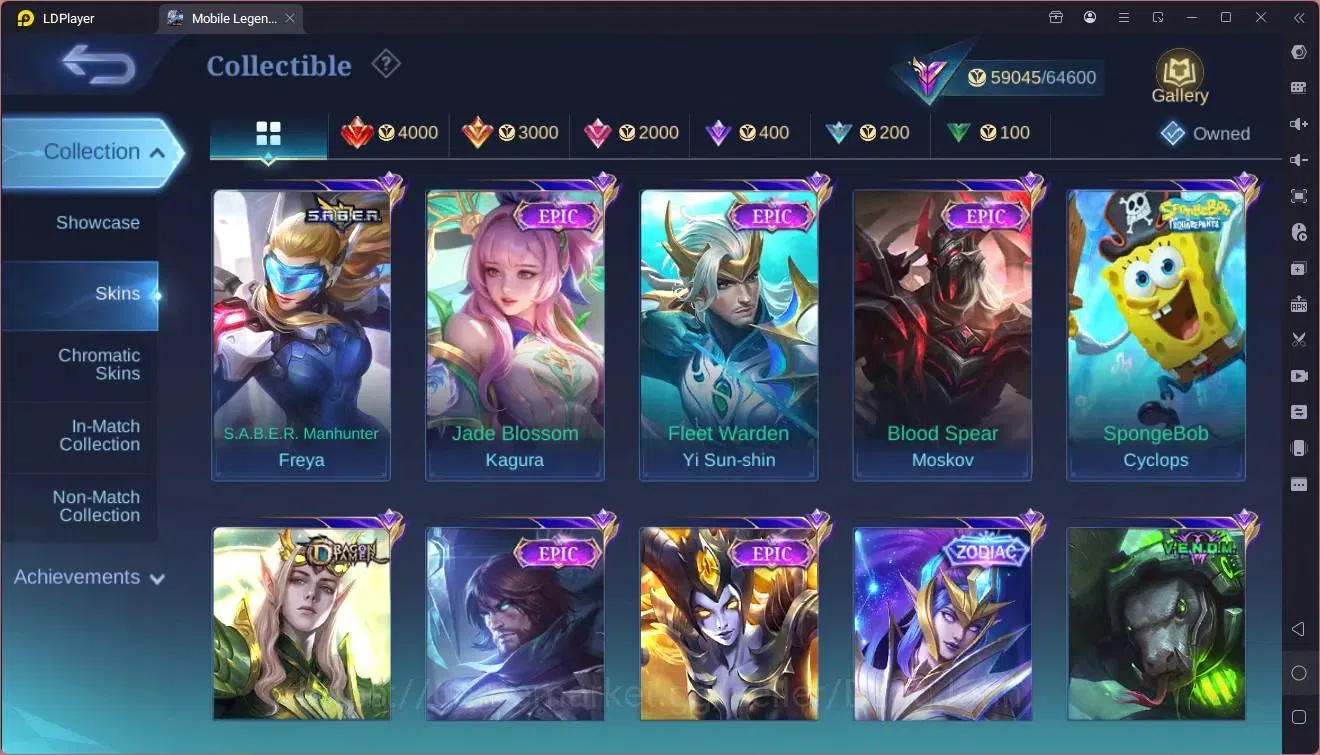 Mobile Legends: Bang Bang Accounts Global|Hero 108|Skin 231|Renowned|KOF Karina|SV Ha image 11