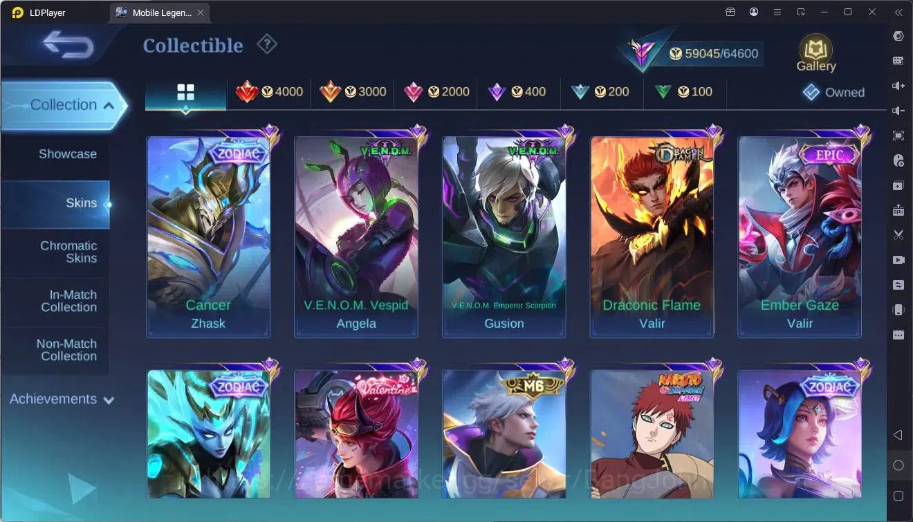 Mobile Legends: Bang Bang Accounts Global|Hero 108|Skin 231|Renowned|KOF Karina|SV Ha image 13