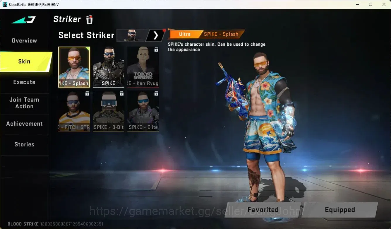 Blood Strike Accounts ASIA | 2 TR Guns + 1 7DS Guns | 1 TR STRIKERS | 1 image 7