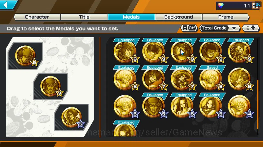 One Piece Bounty Rush Accounts Global |EX 4 | TFE D.Luffy,Black Pirates Kuzan,Gre image 10
