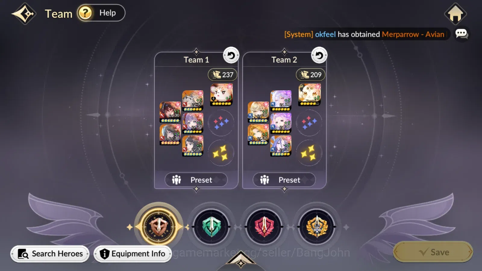Seven Knights Re:Birth Accounts Global|FullEX7(FaiTC3,RosieTC1,Melia,Juri,Gelidus) image 20
