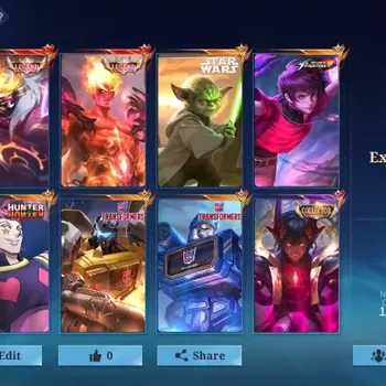 Mobile Legends: Bang Bang Accounts Others Skins 424|2 Epic Recall|Legend (Valir,Franco)|Hxh Cecilion,Star W