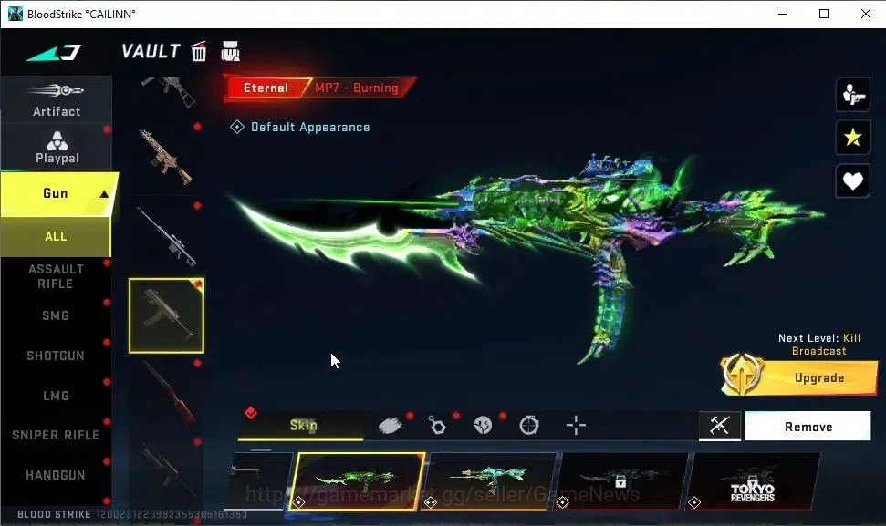 Blood Strike Accounts ASIA|ETERNAL MP7-Burning|Collab 7DS[Demon Meliodas image 10