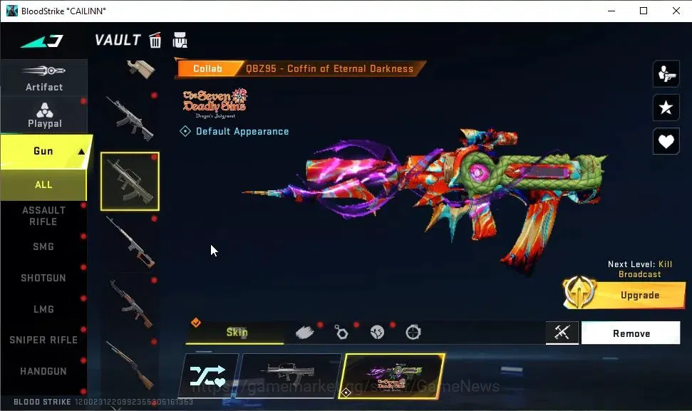 Blood Strike Accounts ASIA|ETERNAL MP7-Burning|Collab 7DS[Demon Meliodas image 8
