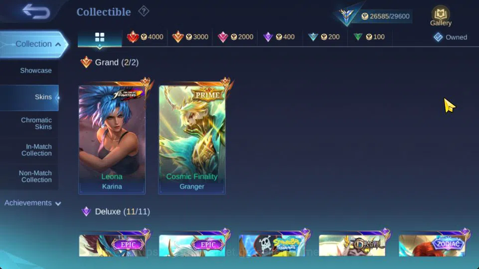 Mobile Legends: Bang Bang Accounts Hero 66|Skin 100|Granger[Prime+M7],KOF Karina,Zodi image 11