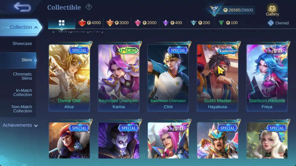 Mobile Legends: Bang Bang Accounts Hero 66|Skin 100|Granger[Prime+M7],KOF Karina,Zodi image 8