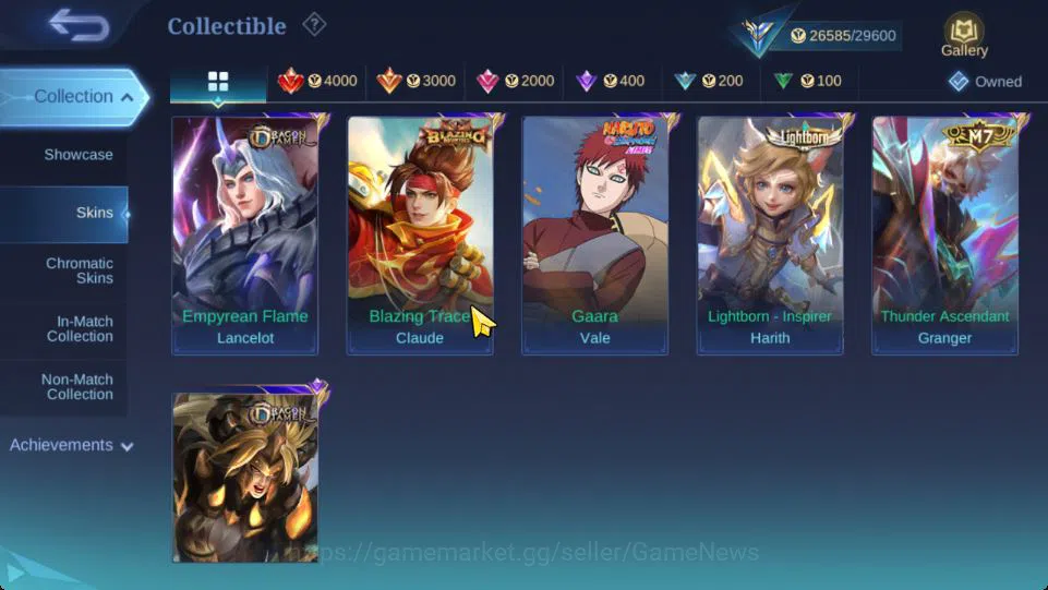 Mobile Legends: Bang Bang Accounts Hero 66|Skin 100|Granger[Prime+M7],KOF Karina,Zodi image 9