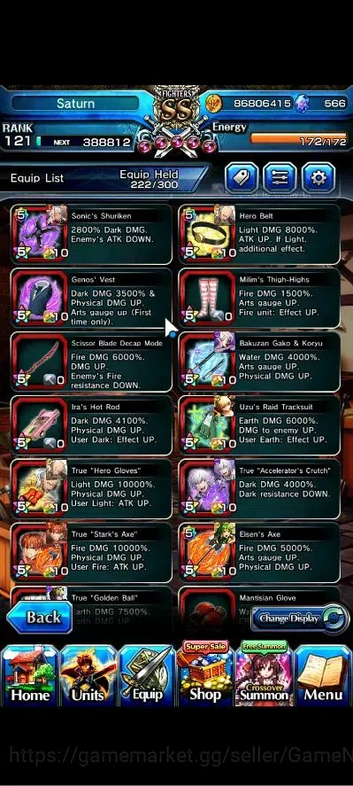 Grand Summoners Accounts Global|Rank 121|19 Ascend+2 TW|[Inumuta,Saitama,Mo image 12
