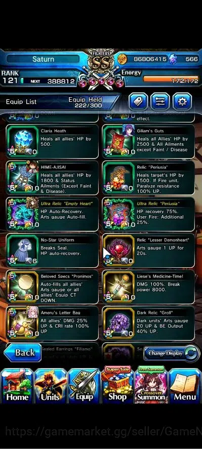 Grand Summoners Accounts Global|Rank 121|19 Ascend+2 TW|[Inumuta,Saitama,Mo image 16
