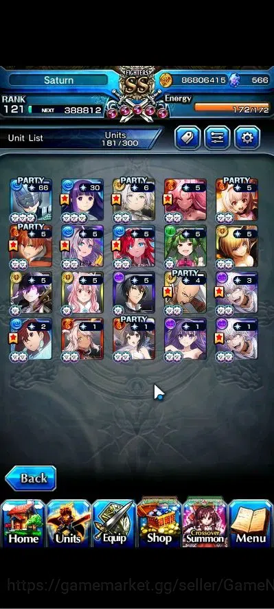 Grand Summoners Accounts Global|Rank 121|19 Ascend+2 TW|[Inumuta,Saitama,Mo image 4