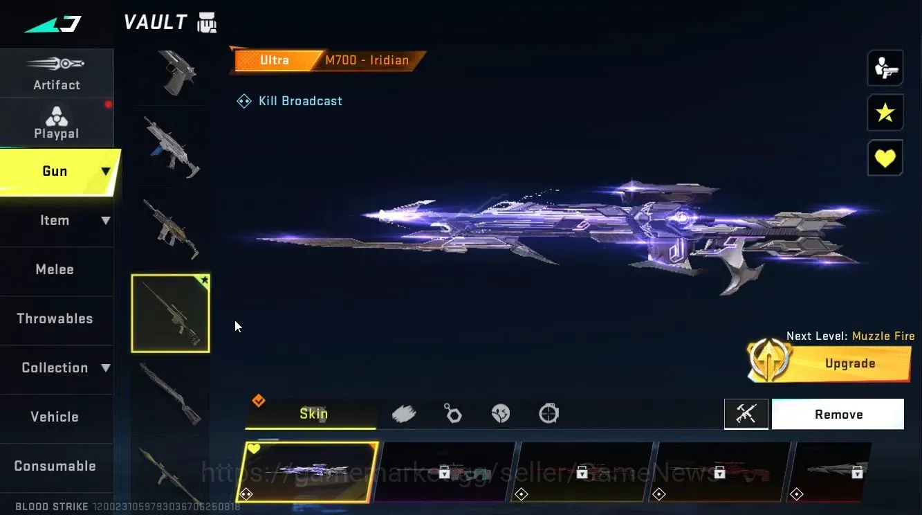 Blood Strike Accounts ASIA|ULTRA [M700-Iridian]|Legendary Guns [Kala-Und image 5