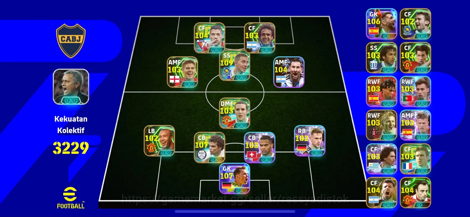 eFootball Accounts Legends & Iconic Players COLECTIVE 3229+ | NEW EDEN HAZARD x PEPE x M NEUER x U SIMON x G BATISTUTA,READY 1