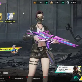Blood Strike Accounts Collab Skin ASIA|ETERNAL Galil-Blight's Embrace Lv3|Collab AOT Emote-Throne|Legendary [MP5