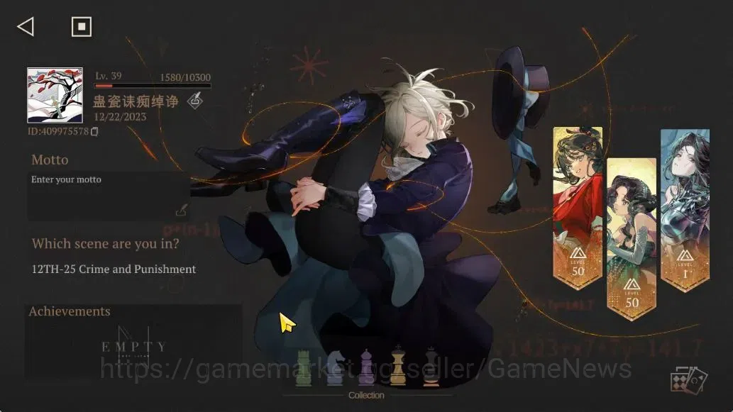 Reverse: 1999 Accounts GLOBAL|Lv39|9*6Crew(3Limit)|[Paper Heron+Psy,Jiu N image 2