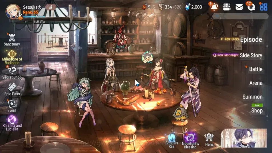 Epic Seven Accounts GLOBAL Unverif|New Era|11 ML(Salome,NM Luna,A Vild image 1