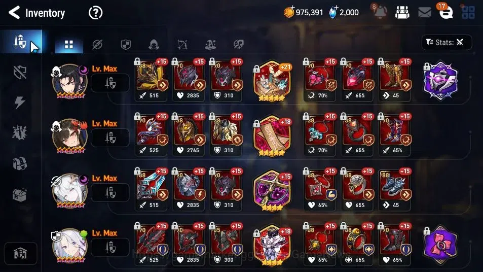 Epic Seven Accounts GLOBAL Unverif|New Era|11 ML(Salome,NM Luna,A Vild image 12