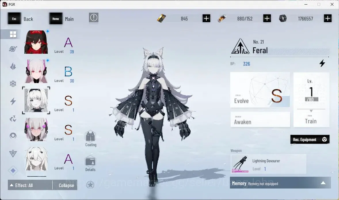 Punishing: Gray Raven Accounts ASIA | Lv.53 |S Lucia CW,SS Lucia IC,SS Jetavie D, image 10