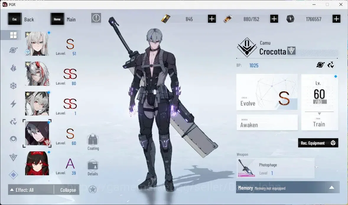 Punishing: Gray Raven Accounts ASIA | Lv.53 |S Lucia CW,SS Lucia IC,SS Jetavie D, image 11