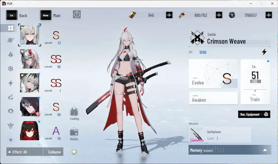 Punishing: Gray Raven Accounts ASIA | Lv.53 |S Lucia CW,SS Lucia IC,SS Jetavie D, image 14