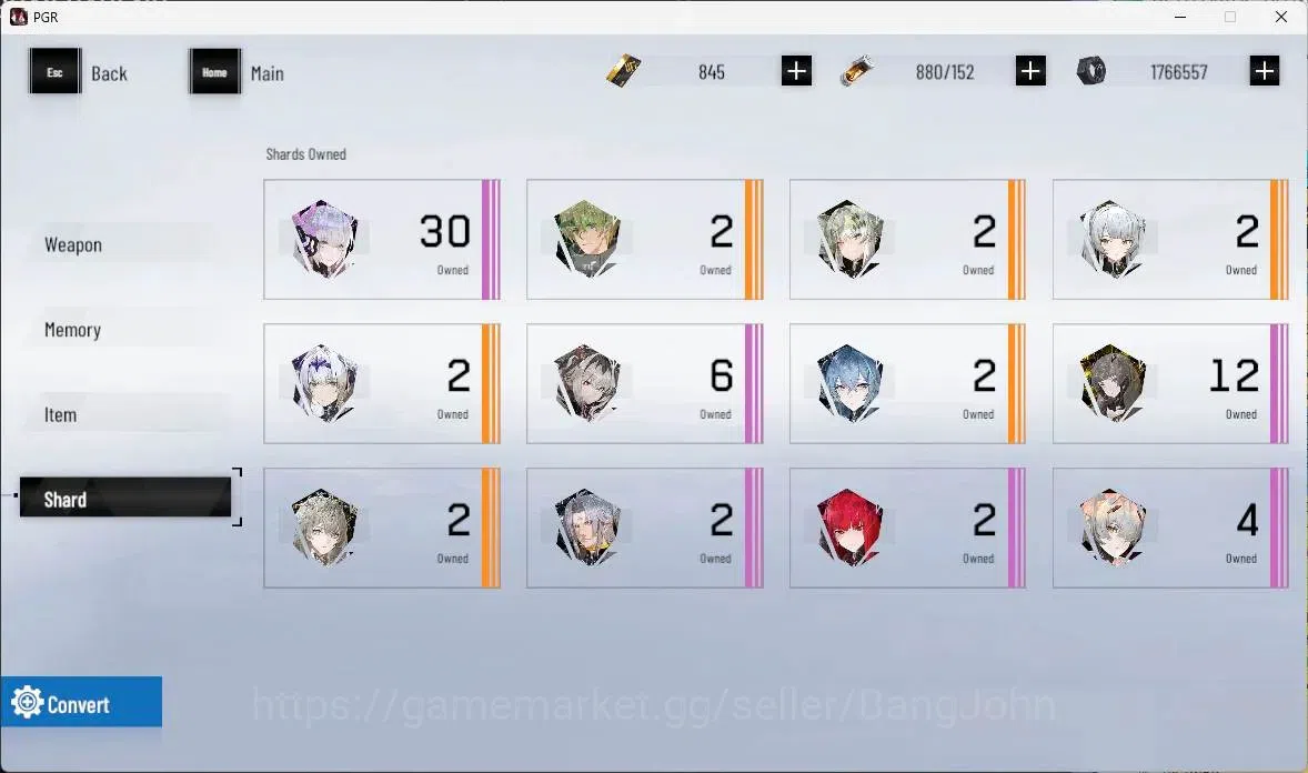 Punishing: Gray Raven Accounts ASIA | Lv.53 |S Lucia CW,SS Lucia IC,SS Jetavie D, image 3