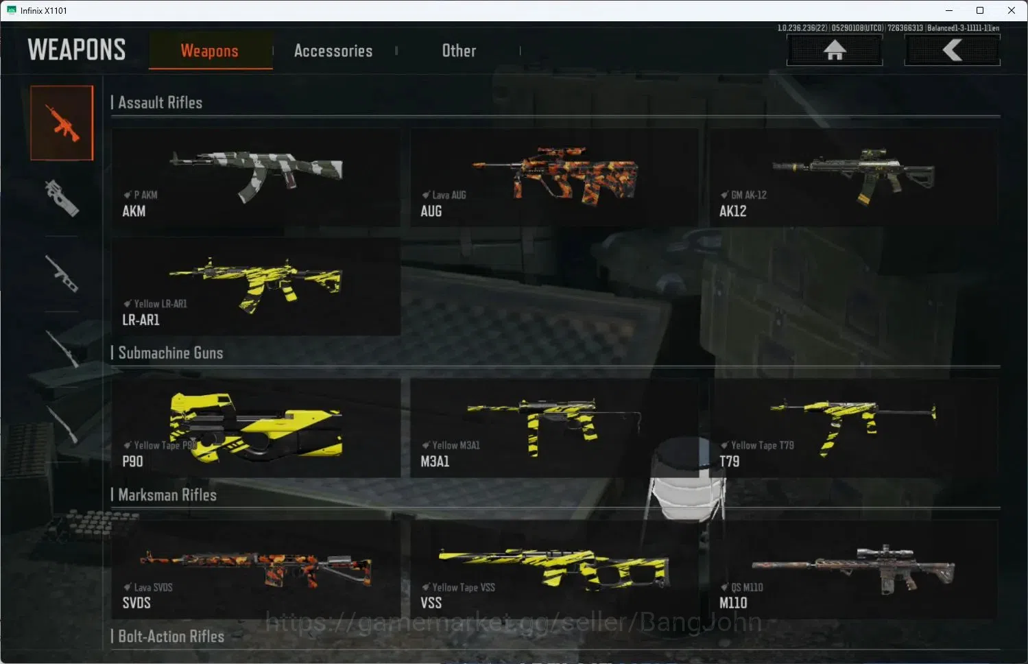 Arena Breakout Accounts High-End Mobile | LV 29 | SV 9.3 M | CV 5.8 M | GM AK-12, QS M110, MaxTac Uniform, RL Set | more 10