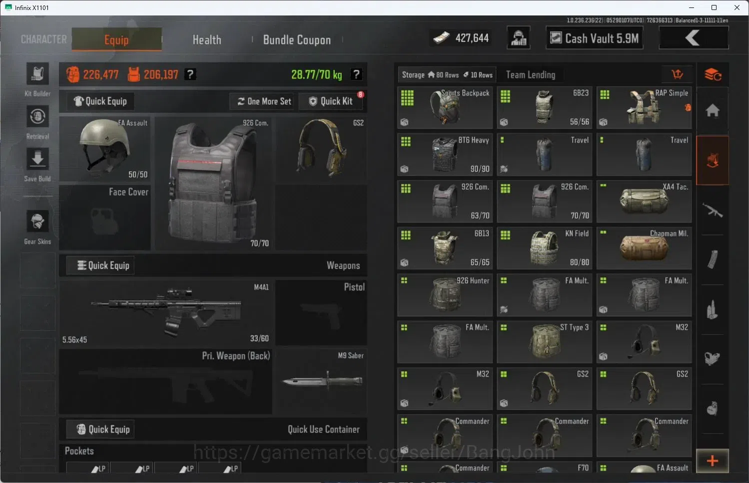 Arena Breakout Accounts High-End Mobile | LV 29 | SV 9.3 M | CV 5.8 M | GM AK-12, QS M110, MaxTac Uniform, RL Set | more 3