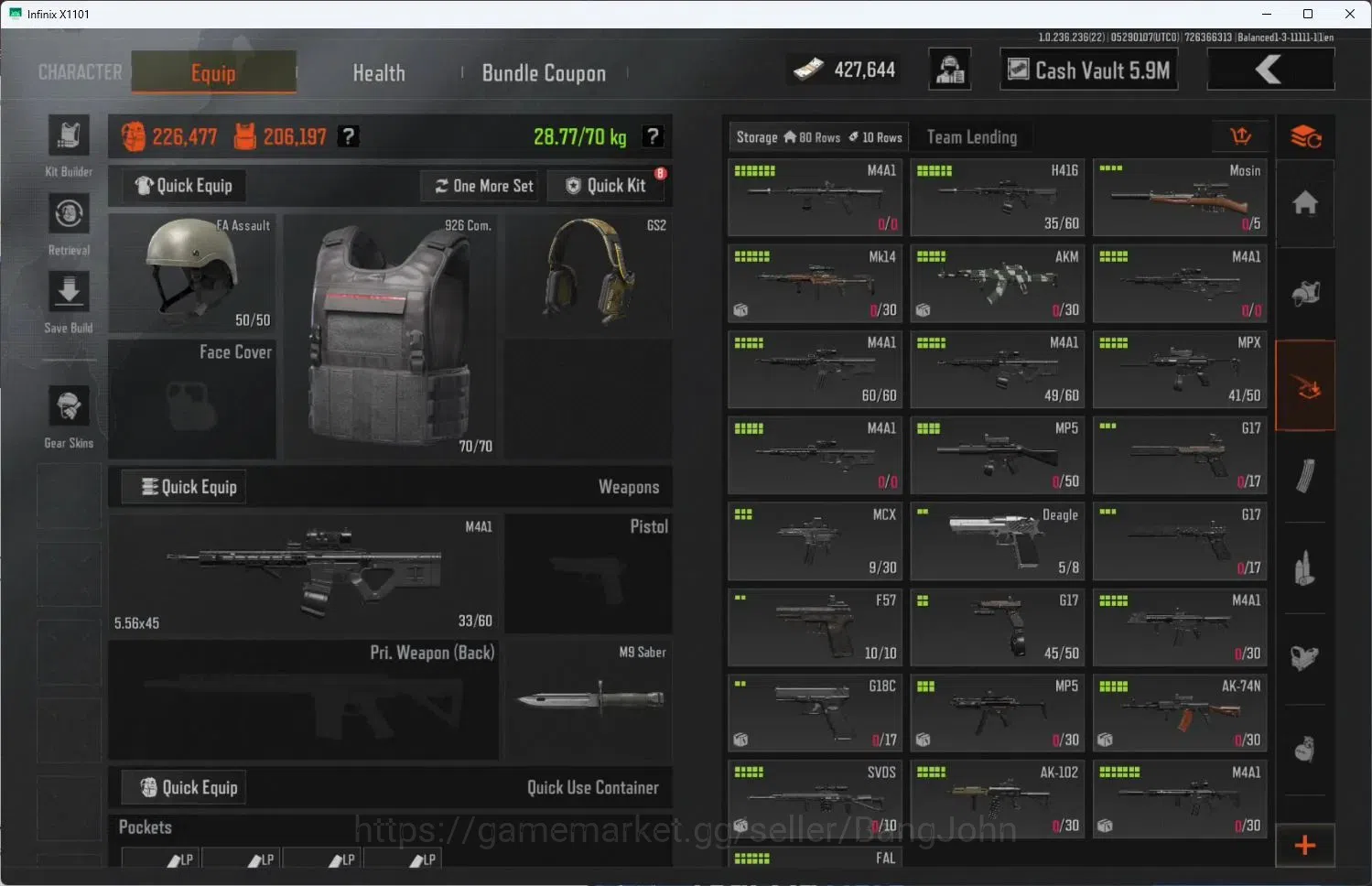 Arena Breakout Accounts High-End Mobile | LV 29 | SV 9.3 M | CV 5.8 M | GM AK-12, QS M110, MaxTac Uniform, RL Set | more 4