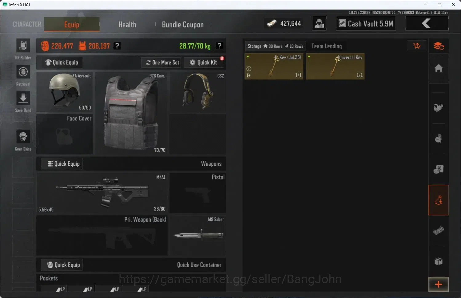 Arena Breakout Accounts High-End Mobile | LV 29 | SV 9.3 M | CV 5.8 M | GM AK-12, QS M110, MaxTac Uniform, RL Set | more 6