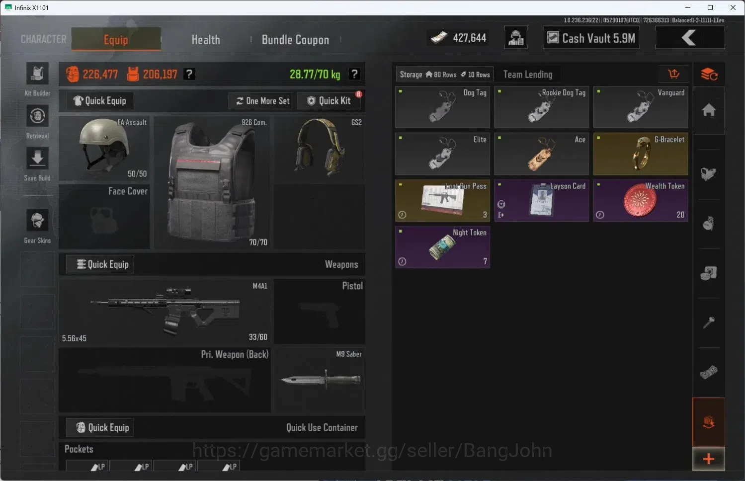Arena Breakout Accounts High-End Mobile | LV 29 | SV 9.3 M | CV 5.8 M | GM AK-12, QS M110, MaxTac Uniform, RL Set | more 7