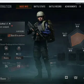 Arena Breakout High-End Mobile | LV 29 | SV 9.3 M | CV 5.8 M | GM AK-12, Q image 1