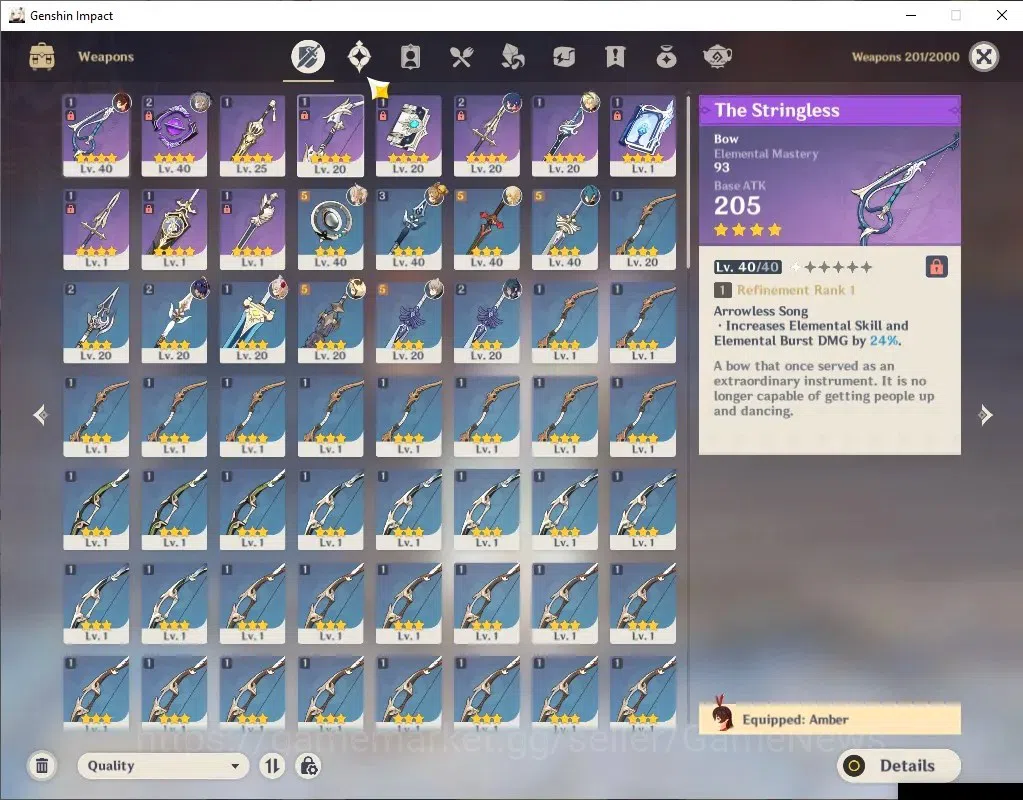 Genshin Impact Accounts ASIA | AR 33 |2 Limited+2(*5Weapon)| Nicole,Zibai  image 4