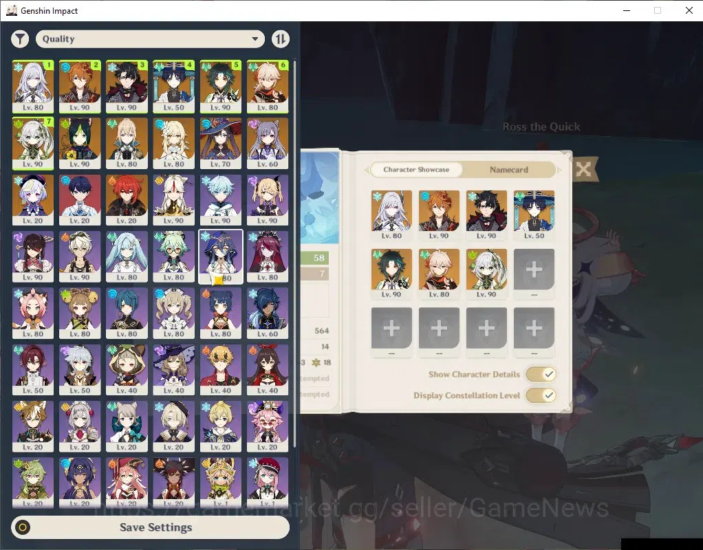 Genshin Impact Accounts ASIA|AR 55|4 Limited + 4(*5 Weapon)|Arlecchino,Kaz image 2